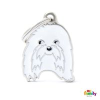 My Family Custom Pet ID Tags - Friends Maltese
