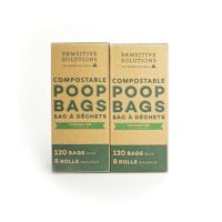 Pawsitive Solutions Compostable Waste Poop Bags 2 Boxes Bulk