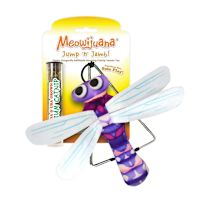 Meowijuana Jump 'n' Jamb Dragonfly Refillable Catnip Swinging Toy