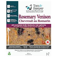 Tom&Sawyer Cooked Frozen Dog Food - Rosemary Venison 454 g