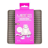 Messy Mutts - Silicone Reversible Interactive Feeding Mat for Cats
