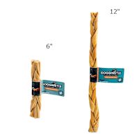 Dogginstix Braided Lamb Collagen Dog Chew 12"
