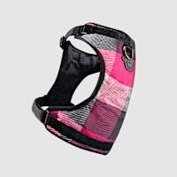 Canada Pooch Everything Water-Resistant Dog Harness Pink Plaid L