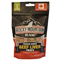 RMR Rocky Mountain Raw Beef Liver Freeze-Dried Dog Treats 170 g