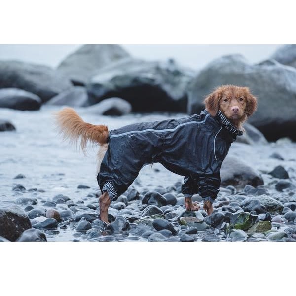Hurtta Dog Downpour Suit Rain Coat - Raven | Moonlight Natural Pet