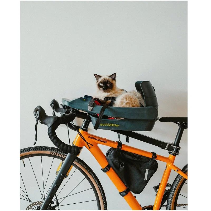 Buddyrider Dog Bicycle Pet Seat / Carrier 2.0 | Moonlight Natural