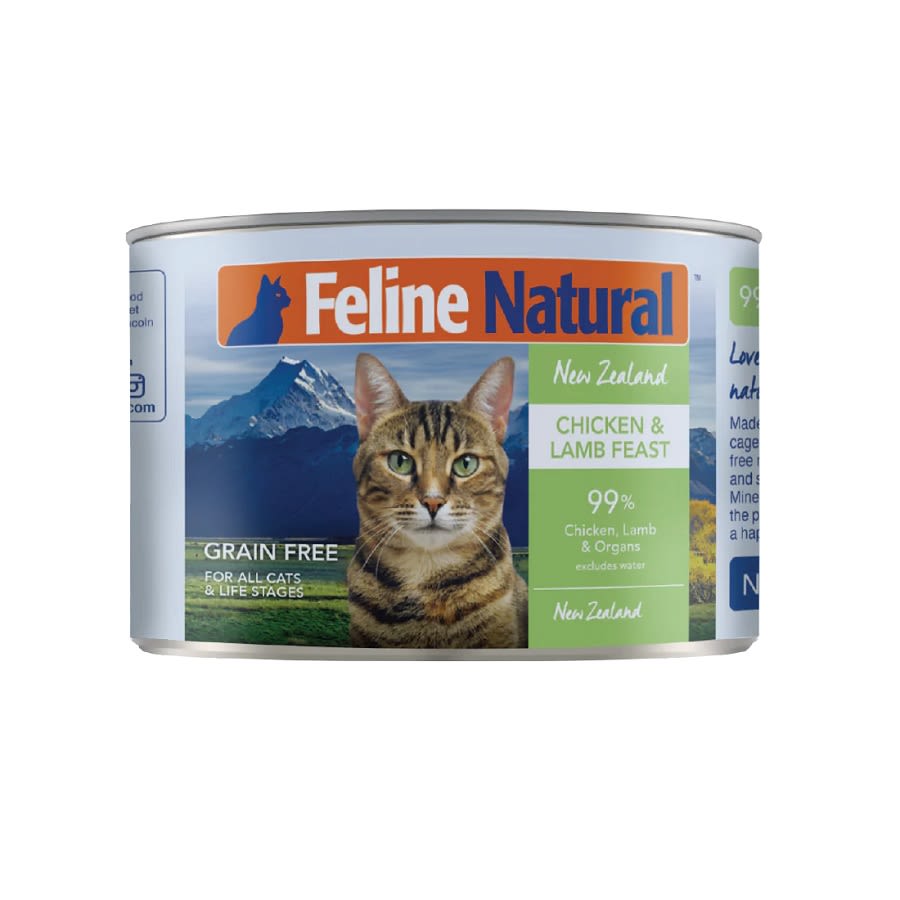 K9 Feline Natural Cat Canned Food - Chicken & Lamb Feast 6 oz