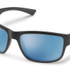 MATTE BLACK POLARIZED BLUE MIRROR