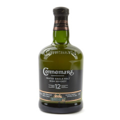 A product photo of bottle of Connemara 12 year whiskey
