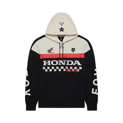 HONDA HEAVYWEIGHT FLEECE PO BLK (L)