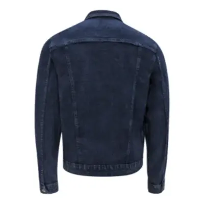 CHEMISE DENIM CLASSIQUE BLEU ACIDE HOMME (M)