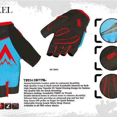 Gants vélo (court) Sevenpeaks - SKEL