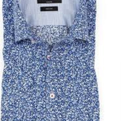 CHEMISE BRUUN & STENGADE PEREZ BLEU 41