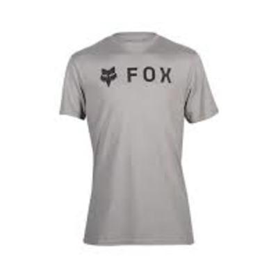 ABSOLUTE SS PREM TEE  Heather Graphite L