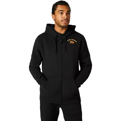 AT BAY ZIP FLEECE [BLK] M