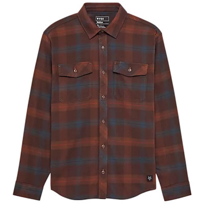 2025 FA-SURVIVALIST CORE FLANNEL LS [DRK BRN] M