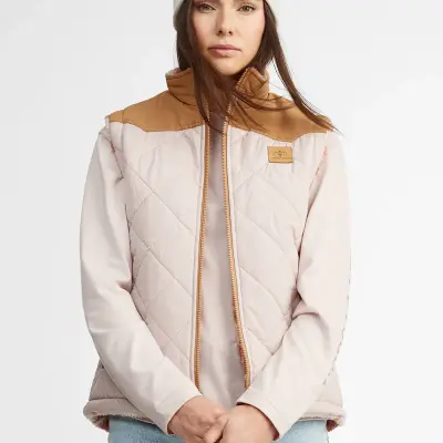 Veste matelassée sans manche pour FEMME large