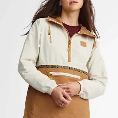 Anorak coupe-vent rétro pour femme Taille: Petit