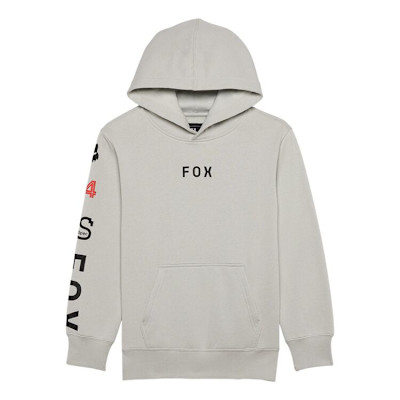 2024 FA-YTH RACE SPEC FLEECE PO [LT GRY] YM