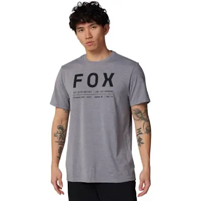 NON STOP SS TECH TEE  Heather Graphite XL