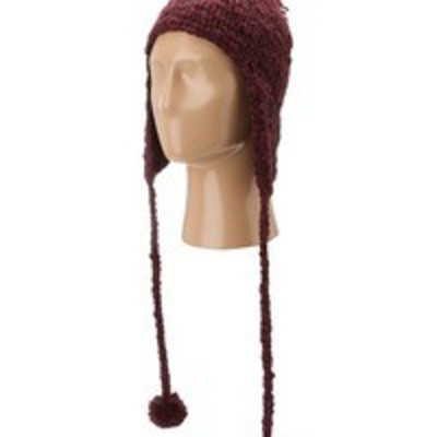 SWEPT 2 EARFLAP BEANIE BOURGOGNE