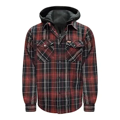 VESTE FLANELLE À CAPUCHE CHILI HOMME (M)