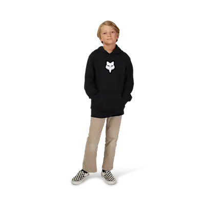 YTH LEGACY FLEECE PO  Black YXL