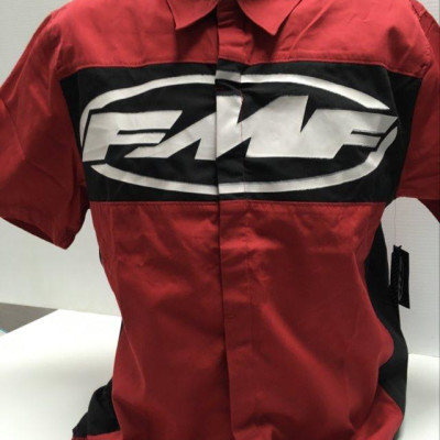 CHEMISE PIT STOP ROUGE M