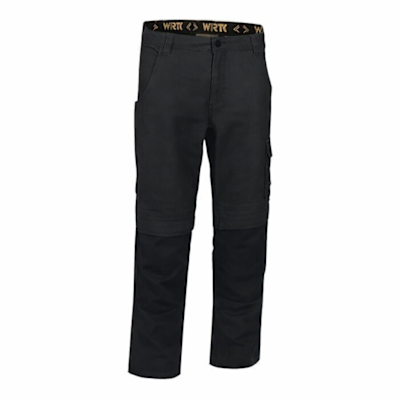 PANTALON TRAVAIL SUPERFLEX NOIR POCHETTE GENOUILLÈRES HOMME 32