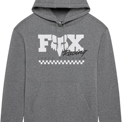 W CHECKER FLEECE PO HTR GRAPH (XL)