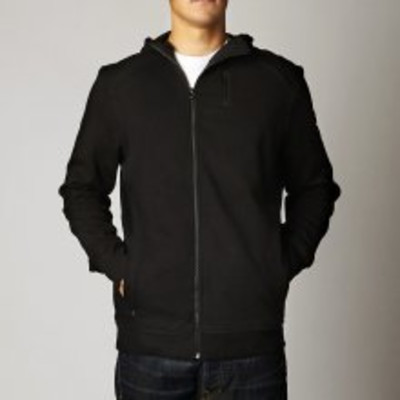 SHUTTERED ZIP  FLEECE FXDLX [BLK] M