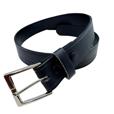 CEINTURE 1-1l2 TANNAGE VÉGÉTAL NOIR 30 À 48 ``