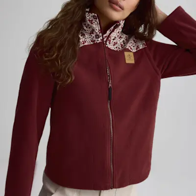 Veste en laine polaire à manches amovibles pour femme Taille: Très petit