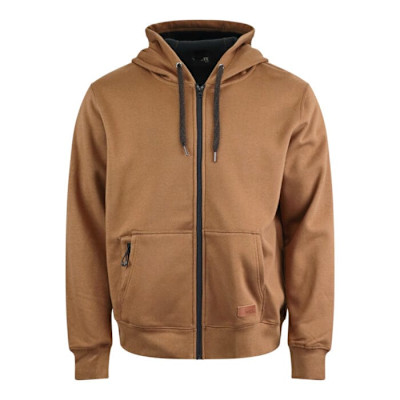 CHANDAIL À CAPUCHE ZIP DRK SAND HOMME (M)