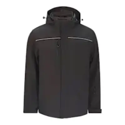 VESTE SOFTSHELL ISOLÉE NOIR HOMME (XL)