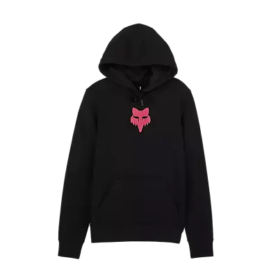 W FOX HEAD FLEECE PO  Black/Pink XS