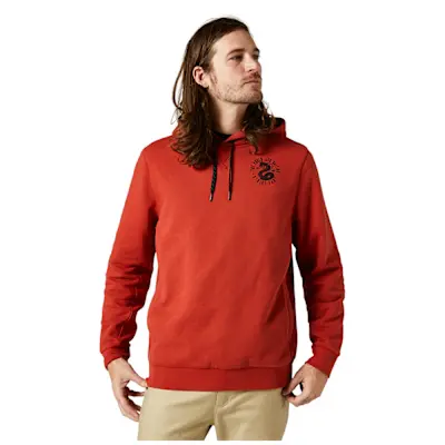 GOING PRO PULLOVER FLEECE [RD CLY] M