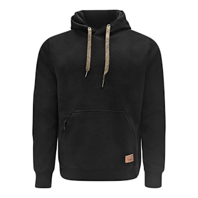 CHANDAIL À CAPUCHE NOIR HOMME (S)
