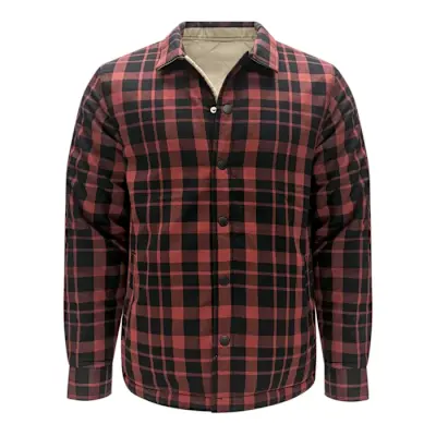 VESTE FLANELLE ROUGE HOMME (XXL)