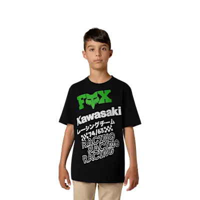 YTH KAWI SS TEE U BLK (YXL)
