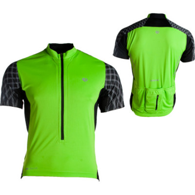 JERSEY PEARL IZUMI ELITE 3/4 ZIP GREEN FLASH/BLACK MD