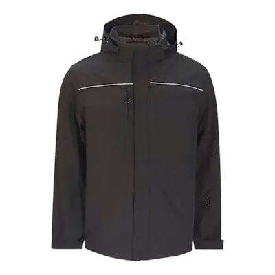 VESTE SOFTSHELL ISOLÉE NOIR HOMME (L)