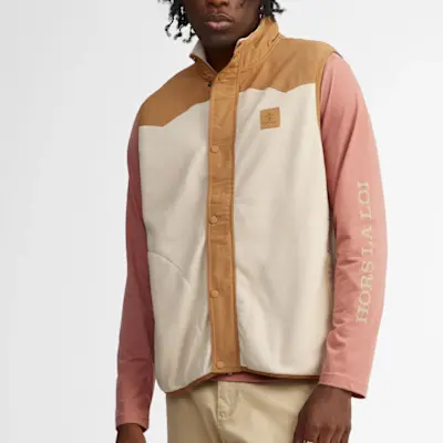 Veste sans manche en polaire pour homme taille : large