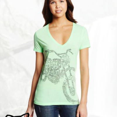 SIDETRACK VNECK TEE