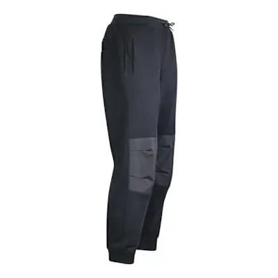 JOGGING POLAIRE GENOUX CORDURA NOIR HOMME (XL)