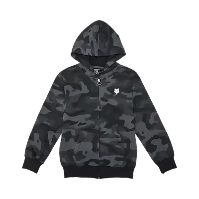 YTH FOX HEAD CAMO FLC ZIP  Black Camo YM