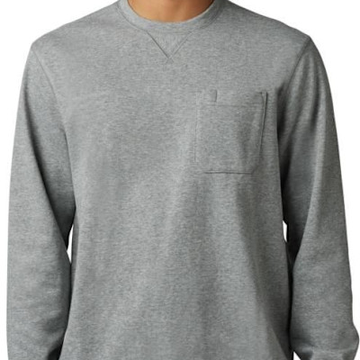 LEVEL UP LS PKT TEE HTR-GRAPH -L