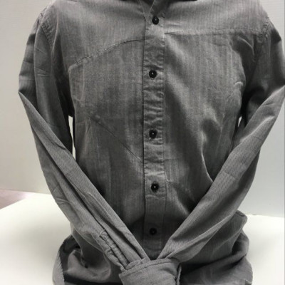 CHEMISE SPLIT GRISE TH1426 M