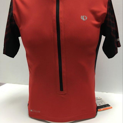 ELITE 3QTR ZIP JRSY TRRD/BK S