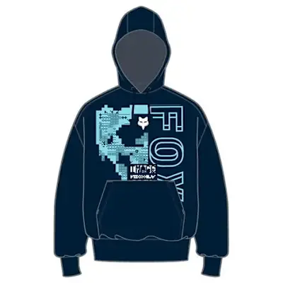 2025 SP-YTH IMAGE SKULL FLEECE PO [MDNT] YXL